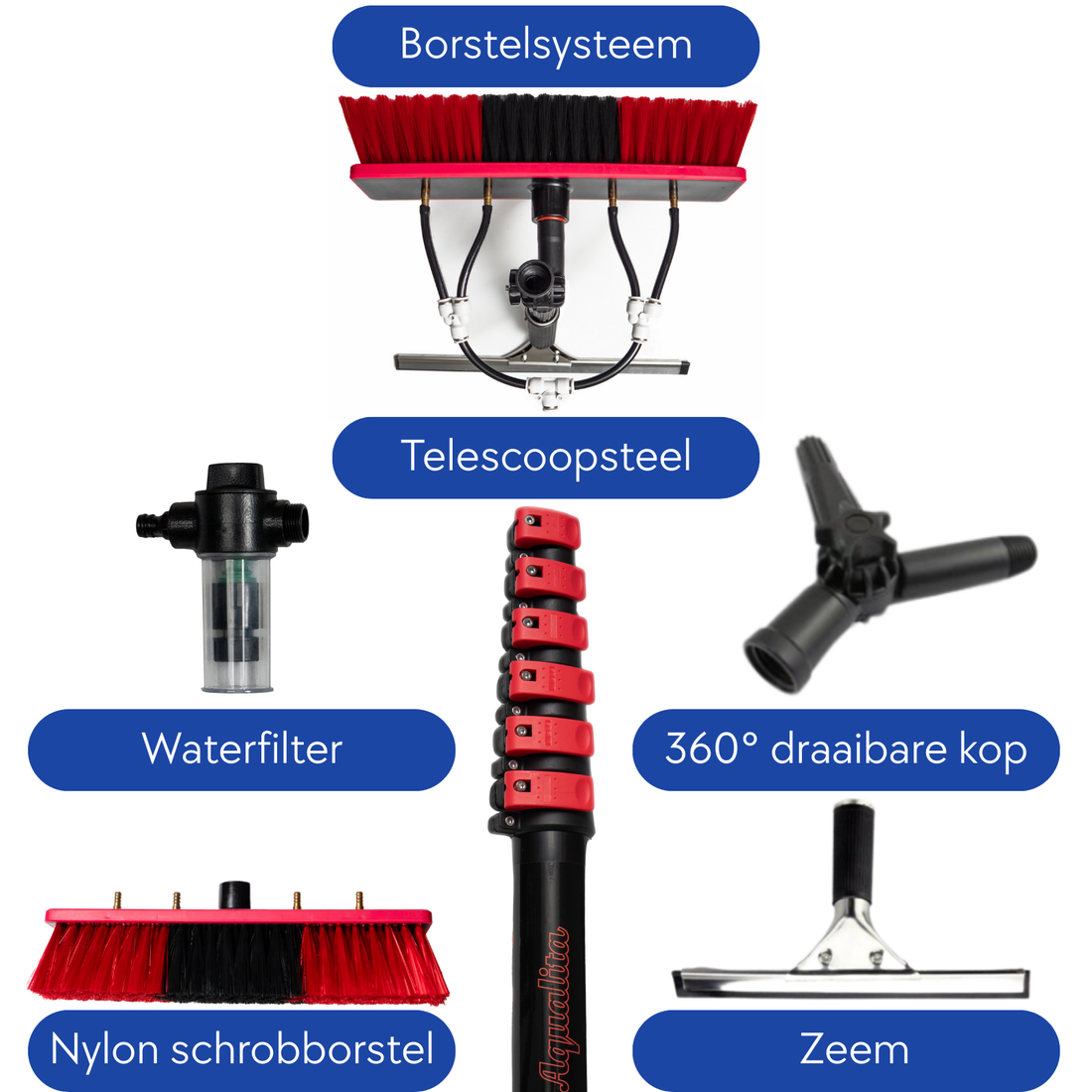 Krachtige aluminium telescoopsteel – licht, sterk & direct gebruiksklaar