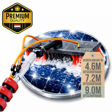 Aqualita® Telescopische Wasborstel 9.0M – Ramen & Zonnepanelen
